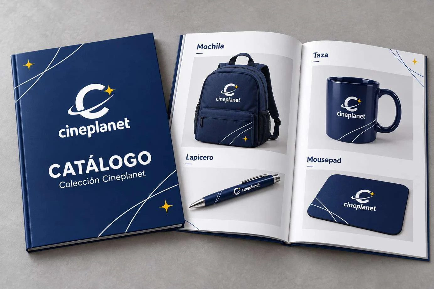 Catálogo impreso de la colección Cineplanet